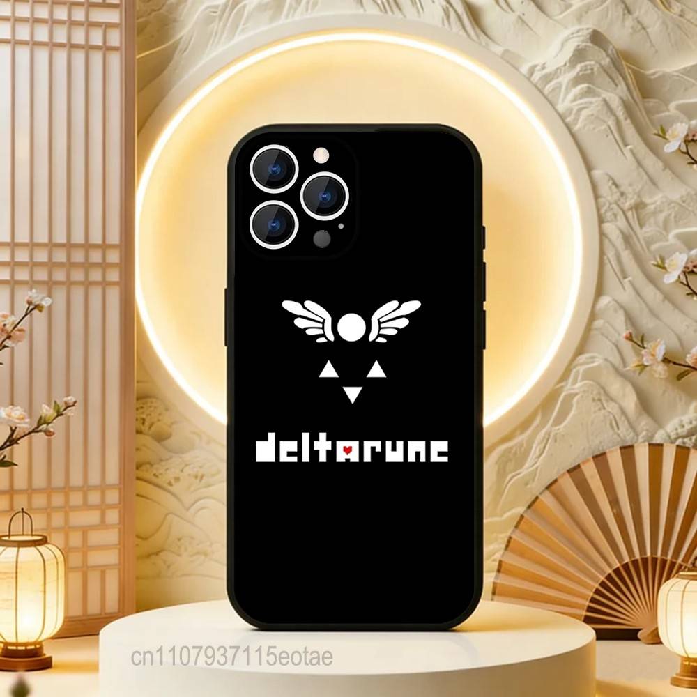 Game D-Deltarune Ralsei Black Soft Case For iPhone 17 13 14 15 11 16 12 Pro Max Pro Max Plus E Air Mini Phone Cover Shell