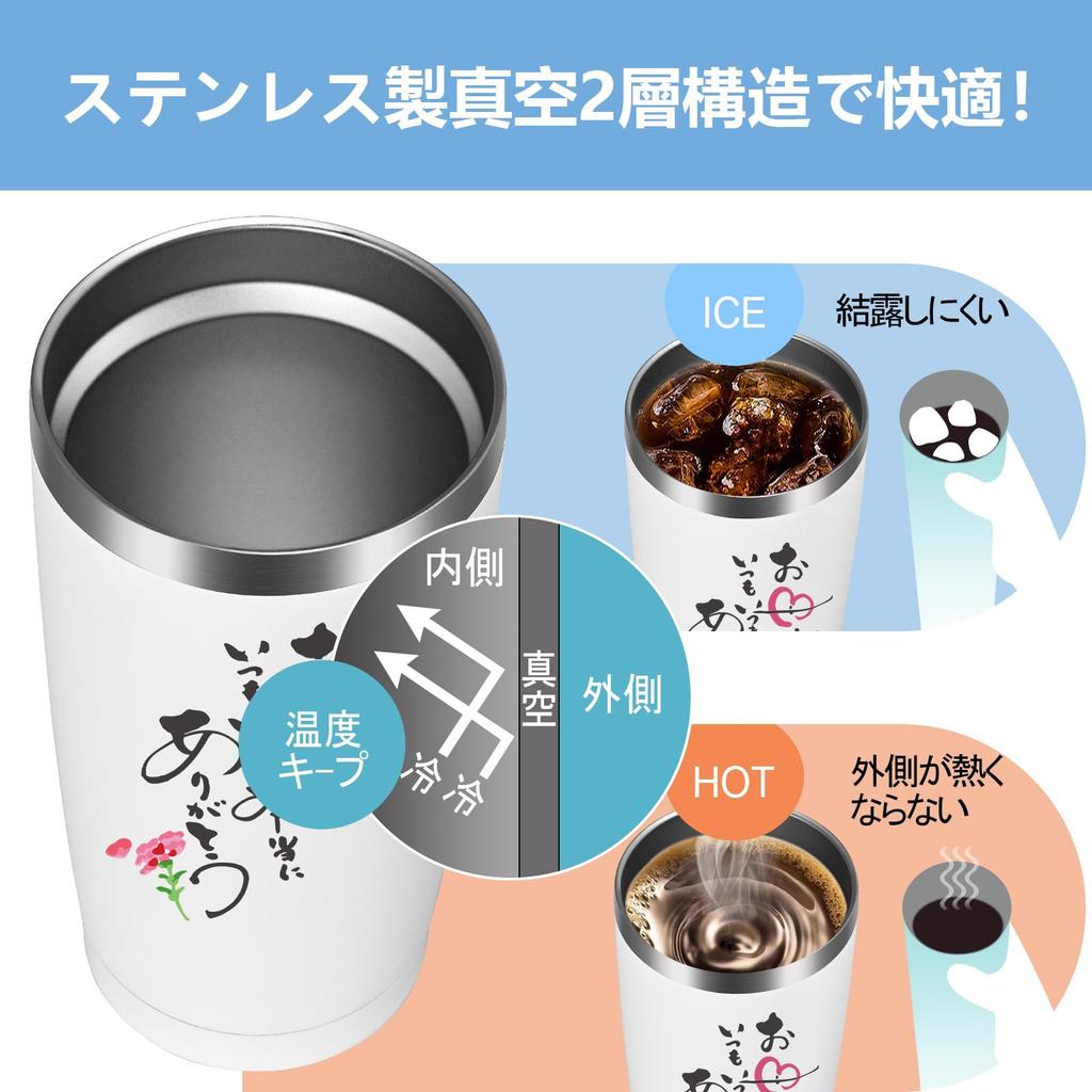 Livole Mother's Day Gift for Mom, Vacuum Insulated Stainless Steel Tumbler with Lid and Straw, Keeps Drinks Hot or Cold, Perfect Gift for Respect for