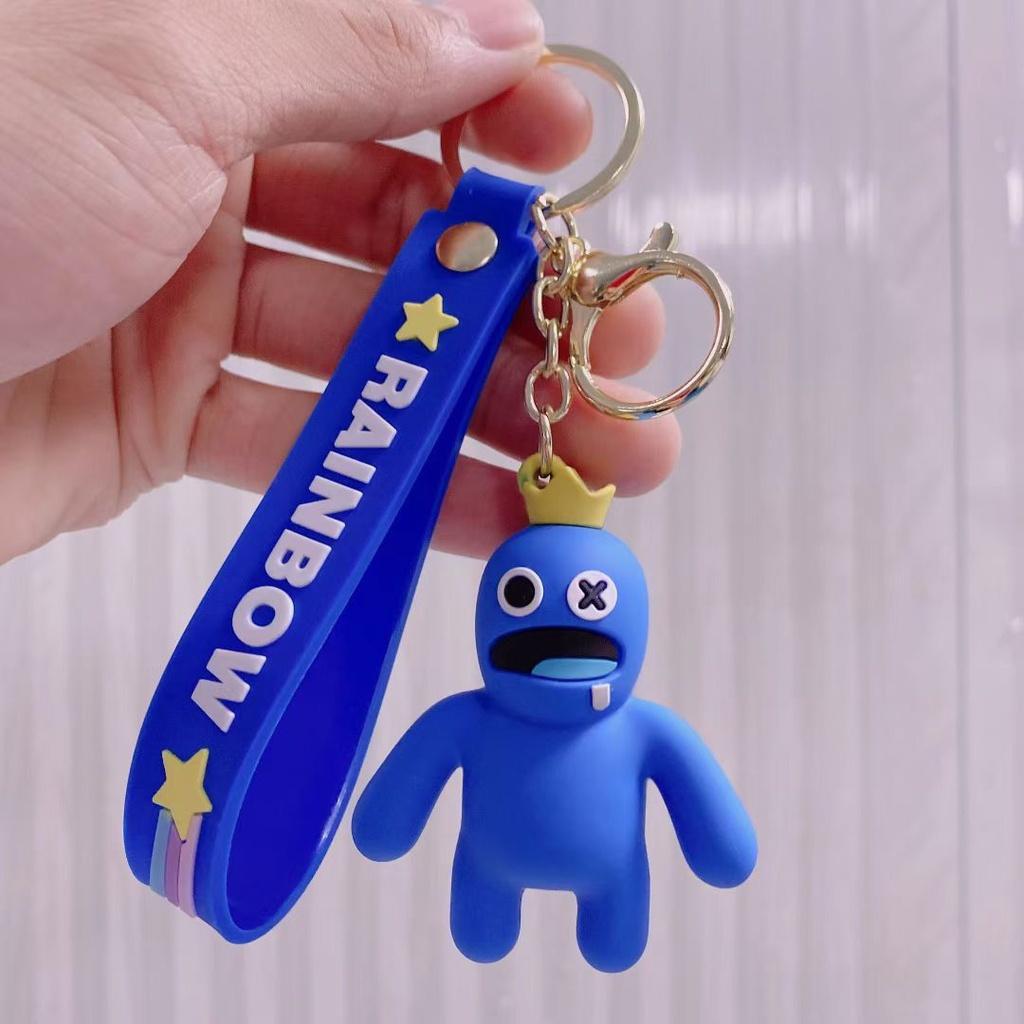 Colorful Roblox Rainbow Friends Keychain Bag Pendant For Kids Xmas Gift