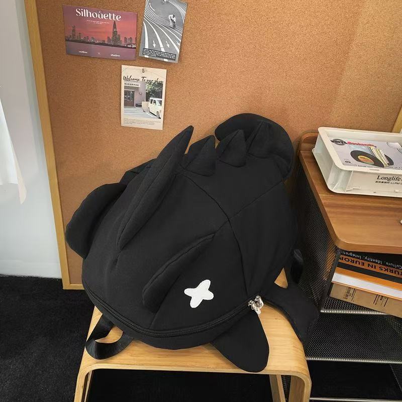 Kreativer Cartoon-Männer- und Frauen-Haifisch-Rucksack Persönlichkeit Lustiger Trend-Rucksack Große Kapazität Lässige Schultasche
