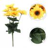 Artificial Sunflower Garden Wedding Party Decor Home Decorations Leaf