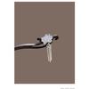 New Chinese Style Elegant Lotus Tassel Black Wood Hairpin Retro Hair Stick Back Head Updo Hair Accessory for Horse Face Skirt Daily Wear