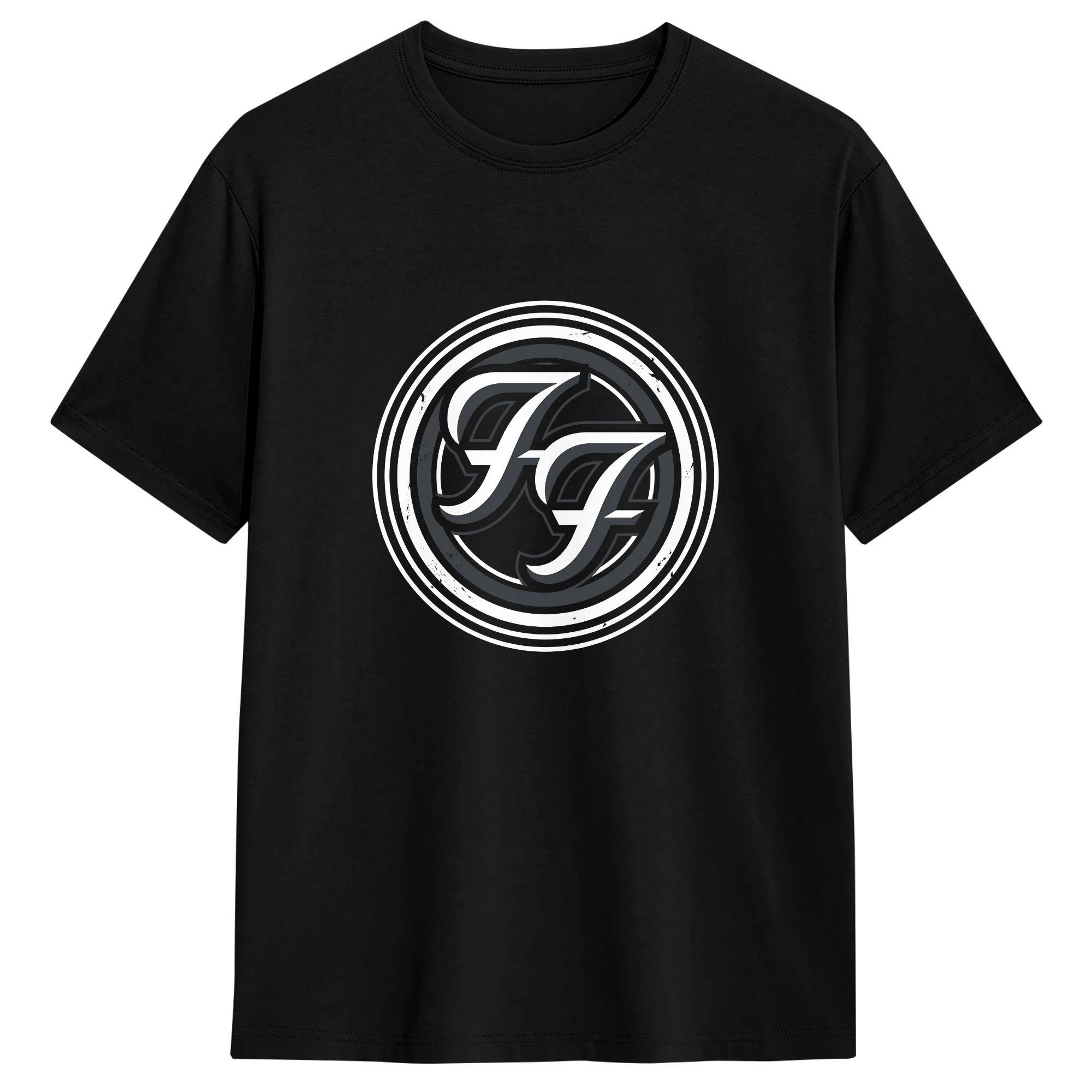 Crazy Foo Fighters TShirts Unisex Round Collar 100 Cotton T Shirt  Short Sleeve Tees 4XL 5XL 6XL Clothing S