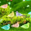 10Pcs Miniature Pigeon Home Decor Diy Accessories Luminous Dove Glow At Night Doll House Decoration Fairy Garden Decorate