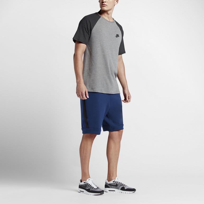 Nike Knit Casual Sport Shorts Men Bottoms Dark-Blue 805161-423