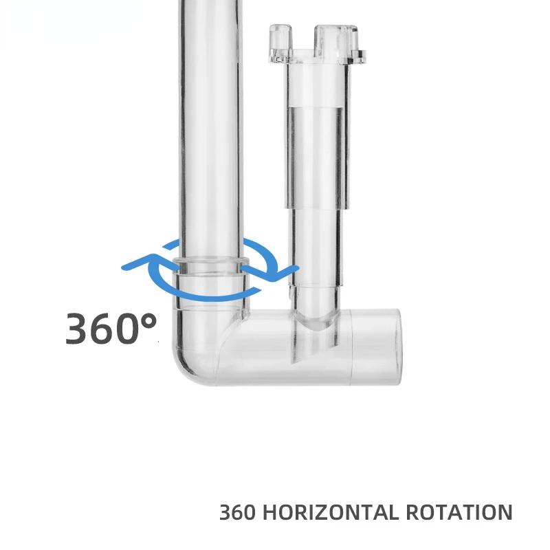 AQUAPRO Lily Pipe Outlet Skimmer Fish Tank Aquarium Inlet Outlet Outflow Inflow Pipes Mini Water Filter Accessories Terrarium