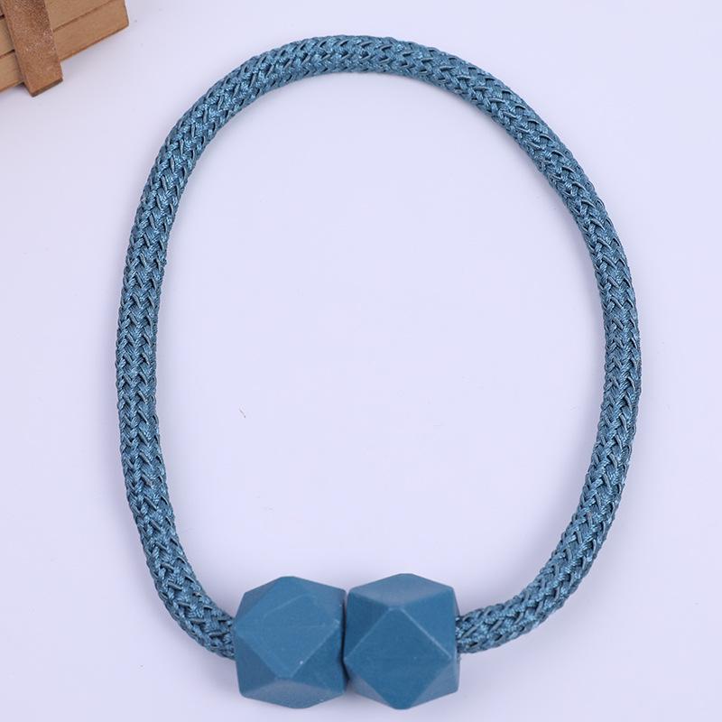 

Nordic Style Cube Magnet Curtain Tie-Back Straps - Decorative Living Room Buckle Ropes