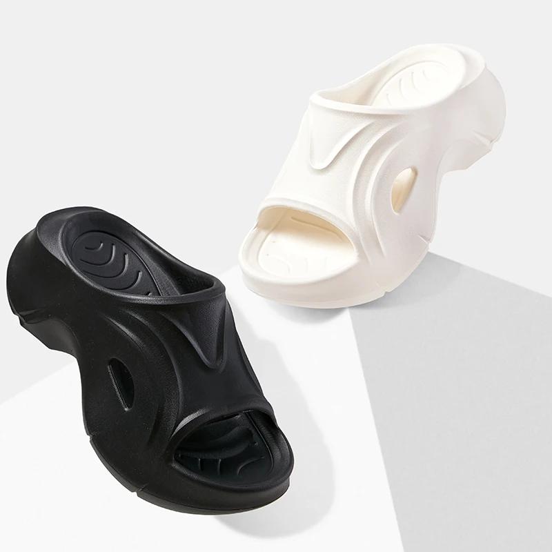 Summer Women's Slippers Lightweight Thick Sole Non-slip Sandals Unique Beach Shoes EVA Material Leisure Comfort Outdoor Slippers