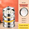 Premium 3-Layer 40cm Stainless Steel Steamer Pot