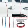Car Door Edge Guards, 16ft Clear Chrome Universal U Shape Rubber Sealed Door Edge Protection Fit for Most Car