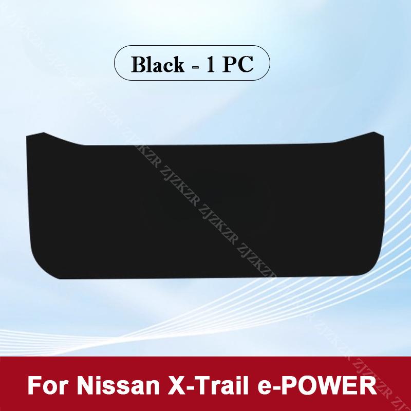 For Nissan X-Trail E-Power 2024 Car Trunk Door Anti Kick Pad Cargo Liner Tailgate Anti-Scratch Protector Mat Accessories 1PC Black
