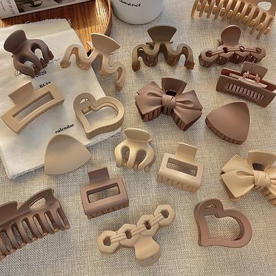 Neue Haarspangen Elegante Acryl-Haarnadeln Haarspange Krabben-Haarspangen Kopfschmuck für Frauen Mädchen Mode Haaraccessoires Geschenke