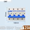 Chint NXB Air Switch Circuit Breaker: 1P, 2P, 3P, 4P Household Type D Three-Phase Disconnector 380V.