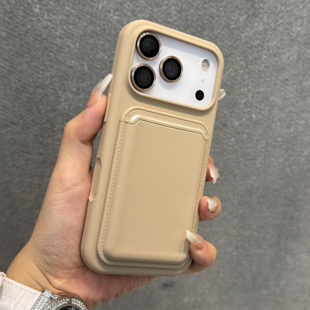 Flüssigsilikon Magnetisch Für Magsafe Geldbörse Steckplatz Halter Hülle Für iPhone 17 Air 16 15 14 13 12 11 Pro Max Weiche Stoßstange Abdeckung