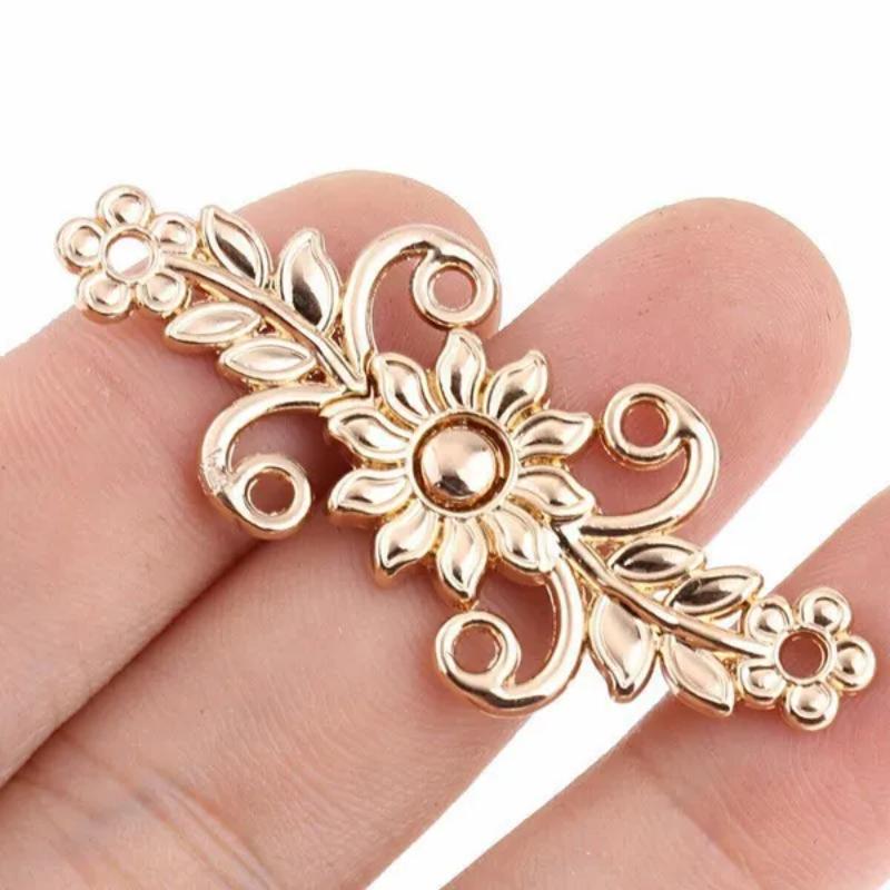 5 Pairs Chinese Knot Buttons Cloak Clasp Fastener Cardigan Clips  Buttons Embellishments for Clothing Vintage Bottoni in Metallo