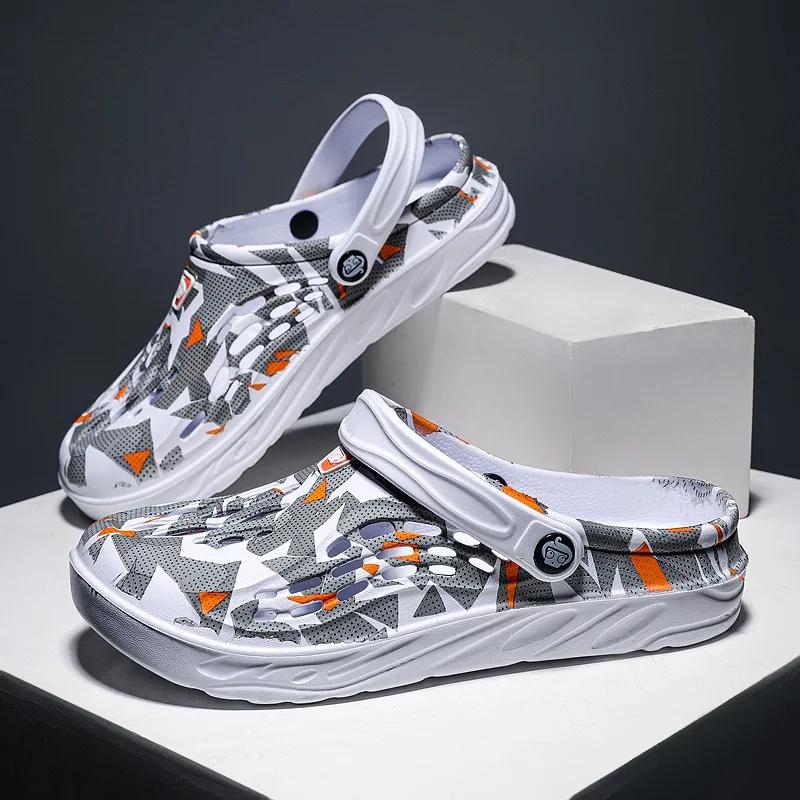 Men's Summer Sandals Slippers House Man Cheap Shoes Liquidation Luxury Man Sandal Shose Brand Replica Beach Water Shoes Slipers