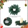 Norfolk Pine Garland Artificial Snow Pine Garland for Christmas Home Table Centerpieces Christmas Candle Rings Wreath