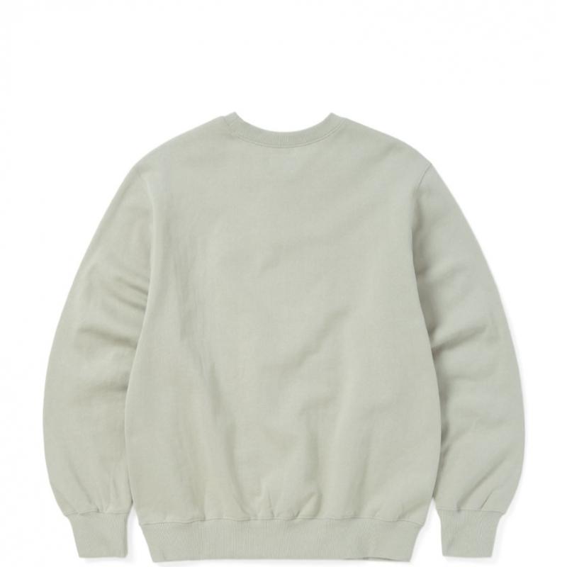Thisisneverthat Fortuna Applique Crewneck Stone