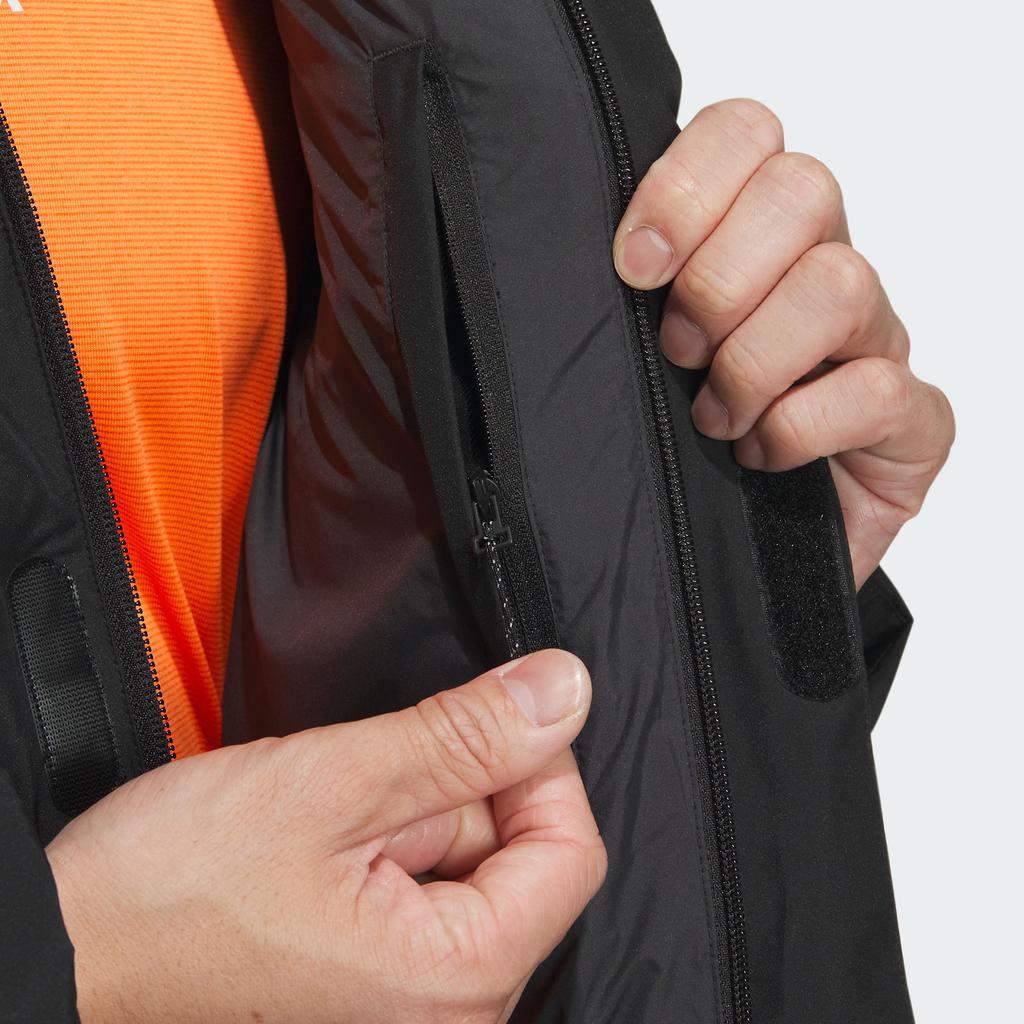 Adidas 800 Fill Letter Print Outdoor Sports Hooded Down Jacket Men Jackets Black IL8968