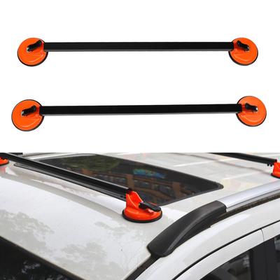 Rooftop Luggage Rack Steel Tubes Easy To Install Car Roof Rack Suction Mount 36.22 Inch for Vehicles