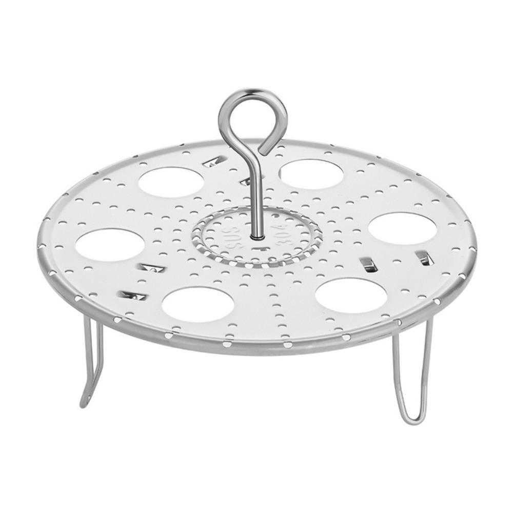 Adjusted Height Foldable Egg Steamer 304 Stainless Steel Steaming Tray Egg Steaming Rack  Fish