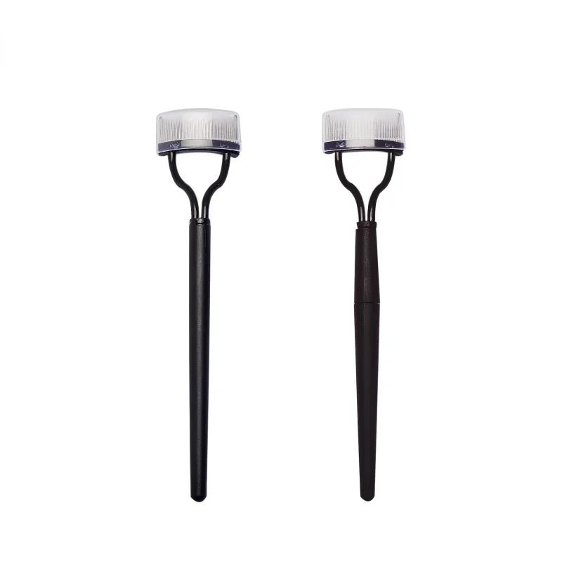 Separator de frumusețe pentru gene, perie portabilă pentru gene, pieptene, rimel, curl, gene, instrumente pentru pieptănarea genelor din oțel inoxidabil