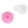 100Pcs Disposable Eyelash Extension Rings Lash Glue Fan Cup Finger Holder Fans