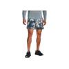Under Armour Train Anywhere Printed Elastic Waist Mid-Rise Sports Shorts Men Shorts Gray 1379145-465