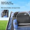 Pet Garbage Bag Dispenser, Canvas Dog Garbage Bag Storage Bag, Portable Storage Hanging Bag for Going Out