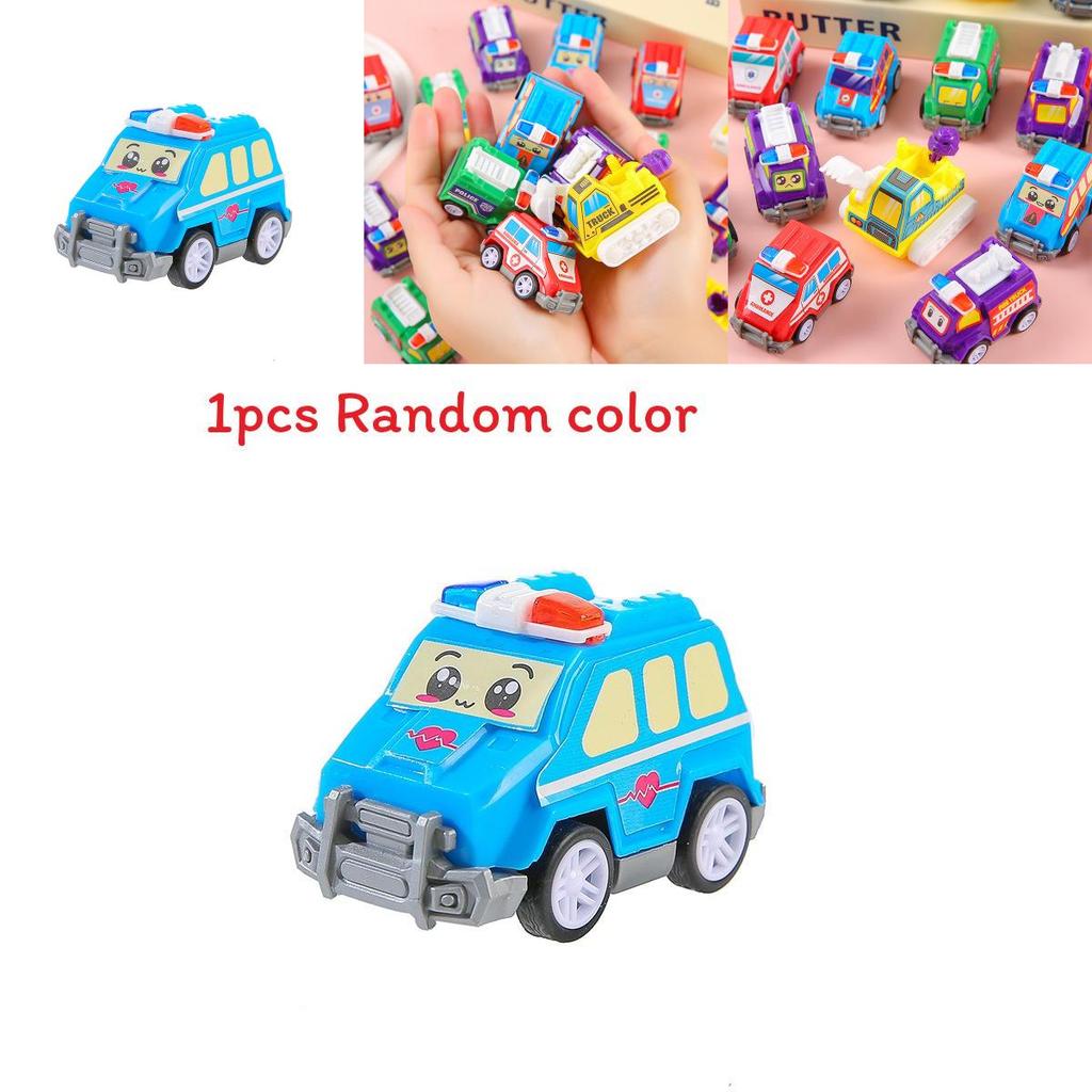 Simulation Mini Inertia Cartoon Fire Engine Children Toys For Babies And Toddlers