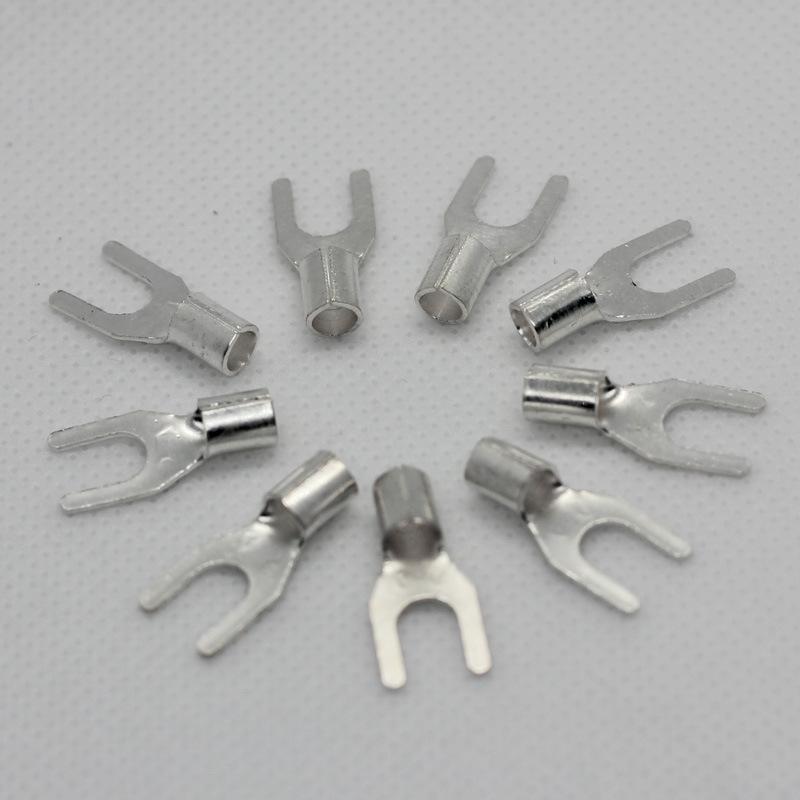 Brass Tin-Plated U-Shaped Bare Terminal Copper Wire Lug (1.5/2.5/4)