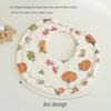Pure Cotton Baby Bib: Six-Layer Soft Gauze, Cute and Comfortable for Infants