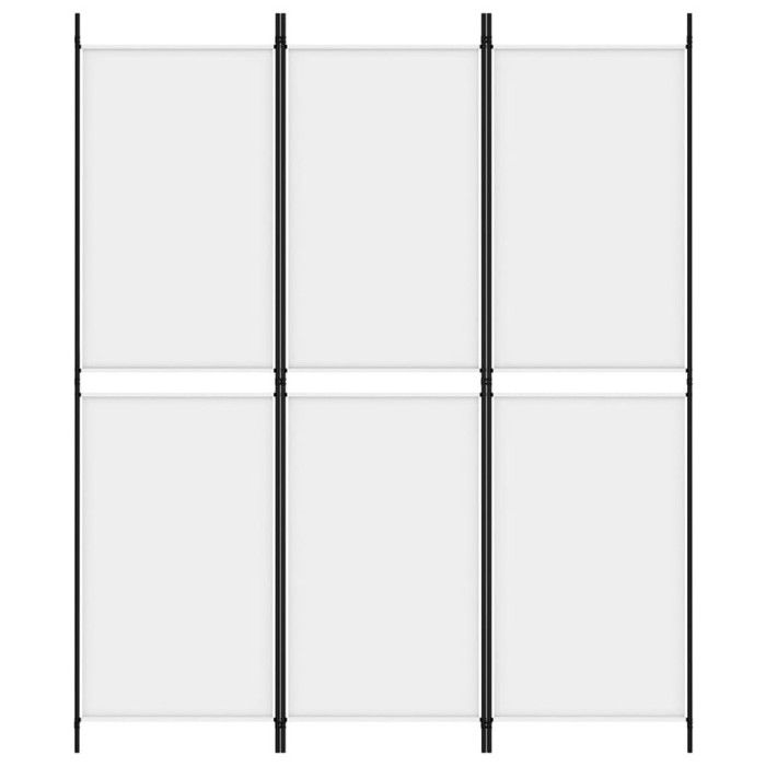 VidaXL Cloison de Séparation 3 Panneaux Séparateur de Pièce Pliable Diviseur Écran d'Intimité Paravent Décoration Salon 350210