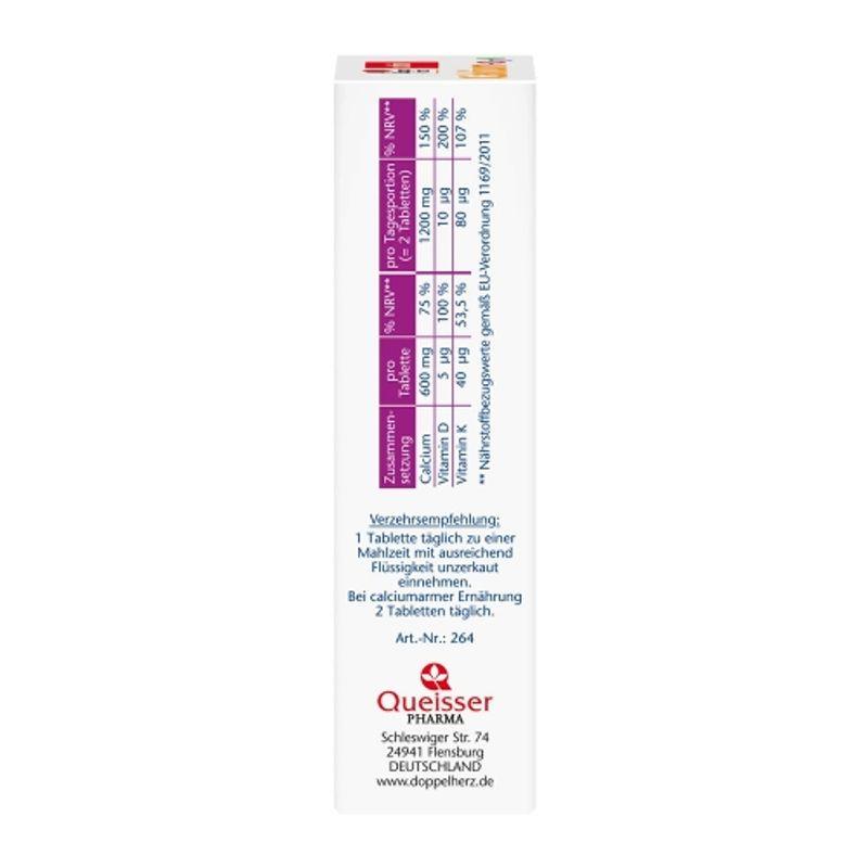 Doppelhertz Calcium + Vitamin D3 + K 30 Tablets
