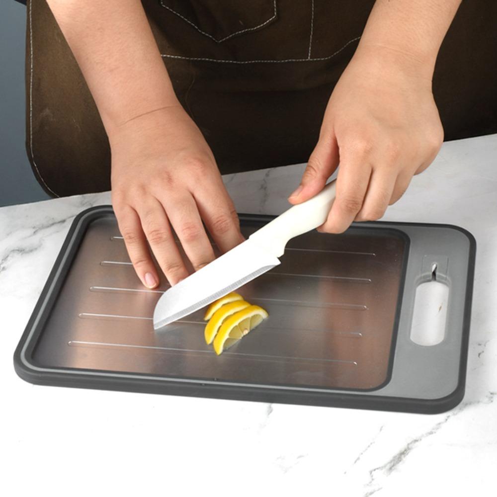 Double Sided Quick Defrosting Tray Rectangular Chopping Board Thaw Meat Board  Fish