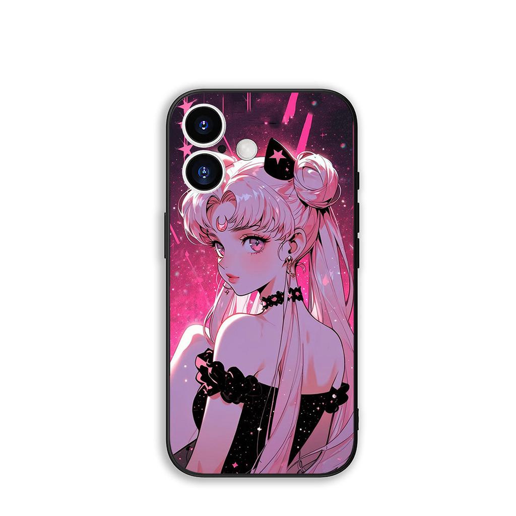 for Motorola Moto G04 G13 G14 G22 G23 G20 G32 G34 G35 G64 G82 G84 G53 G60 G72 E14 E15 E13 Case Cat Sailors Beautiful Girl Moon