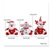 Santa Claus Snowman Elk Doll Children Xmas Gift Xmas Tree Plush Ornaments Home Chirstmas Decorations Party New Year Navidad 2025