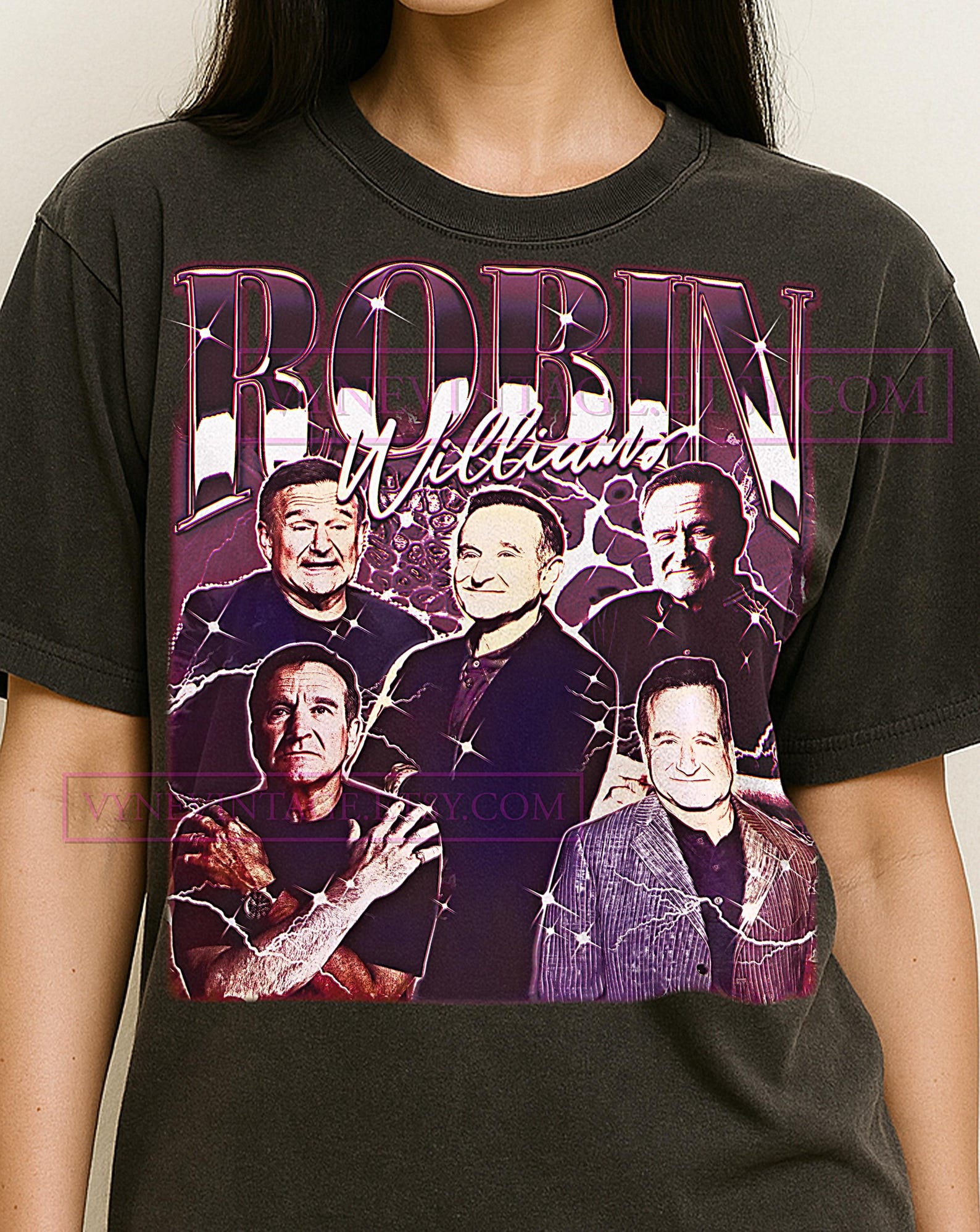 ROBIN WILLIAMS T-Shirt, Vintage Actor Comedian Legend Star Performer Tee, 90s Retro Throwback, Robin Williams Sweater 2XL