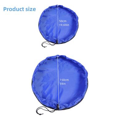 1pc Multifunctional Portable Toy Storage Bag - Durable Zipper Closure, Travel-Friendly Home Organizer for Blocks/Animals/Puzzles