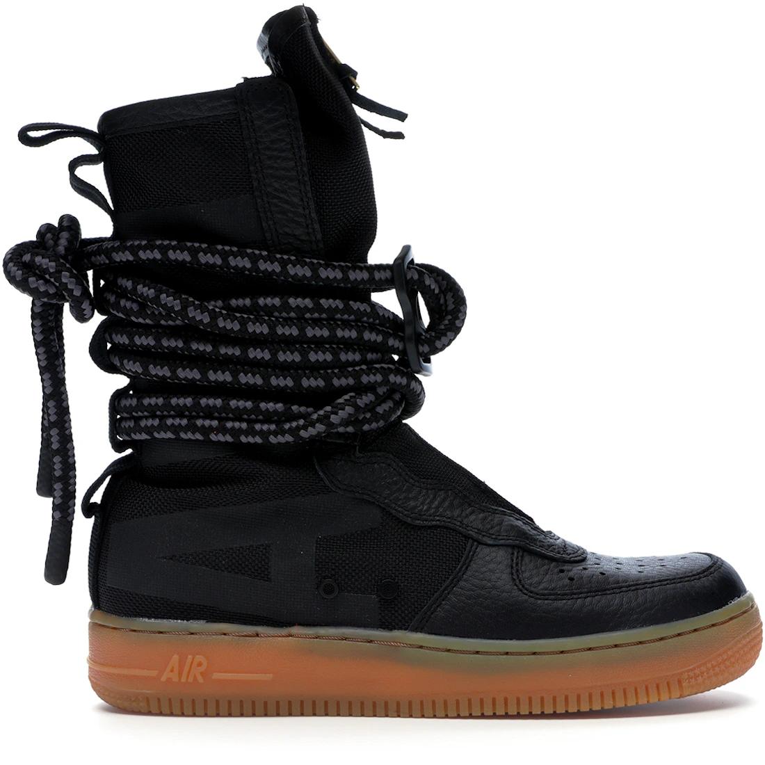 Кроссовки Nike SF Air Force 1 High Черные с подошвой Gum ЖенскийAA3965-001 365 16863₽