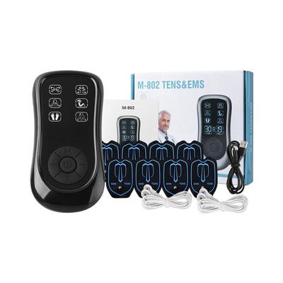 EMS TENS Electric Muscle Stimulator Device 16 Levels Massage Unit Machine Meridian Physiotherapy Pulse Abdominal Body Massager