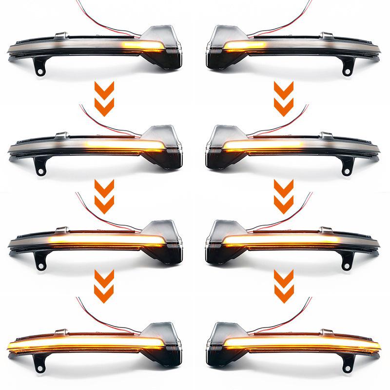 

BMW F10-F13, F01-F02 Flowing Turn Signal Lights for Mirrors Aerospace Aluminum