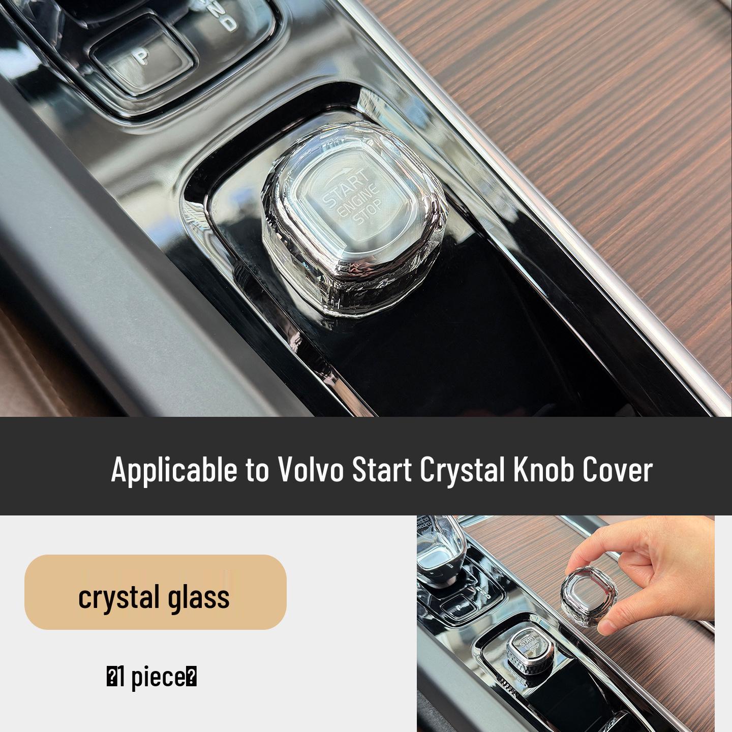 

Crystal Volume Control Knob Cover for Volvo XC60/S90/XC90/S60/V90/XC40 Interior