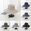 Color Solid Breathable Fisherman Hat Casual Headwear Stylish Sunshade Cap Gift