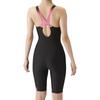 Fitness Spats Half Snug Black X Pink O [Arena] All-in-one One-piece (open Back, Leg, Pad) Women's (BKPK)