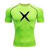 Casual Breathable Compression Moisture-Wicking T-shirt Men Gym Workout Running Undershirt High Elasticity Sport Quick Dry Tee Tops Activewear