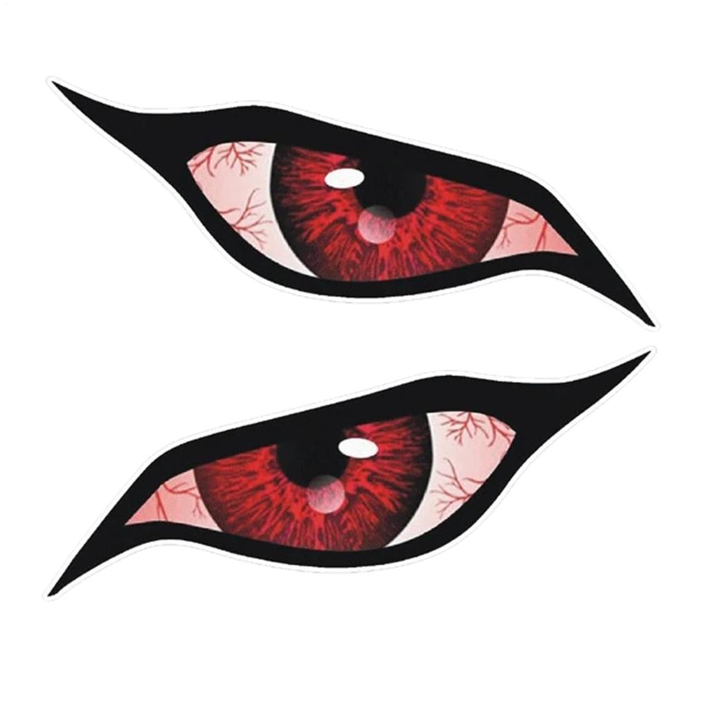 Qizaoly Motorcycle Eye Sticker, Evil Eye Sticker for Car | Spooky Rear Window Decoration