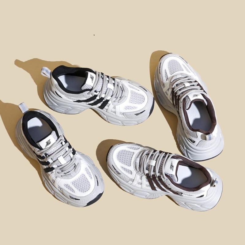 Autumn and Winter New Thick-soled Dad Shoes for Women, Retro Feet, Small Versatile Muffin Sports and Leisure Shoes for Women