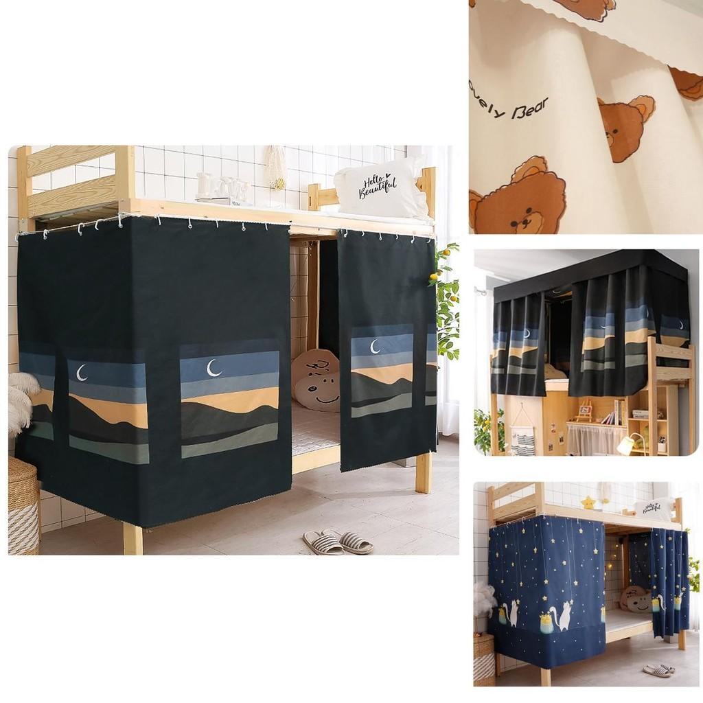 Elegant Bed Top Curtain For Girls Dust-proof And Breathable Polyester Material