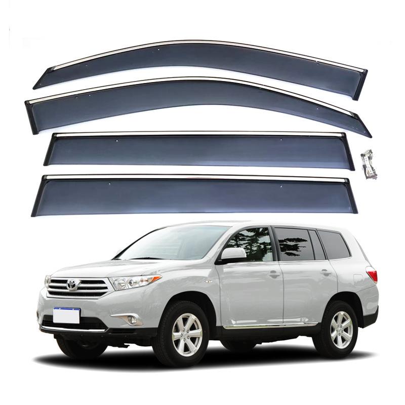 Suitable for Toyota 2009-2014 Highlander wind and rain window rain eyebrow window deflector